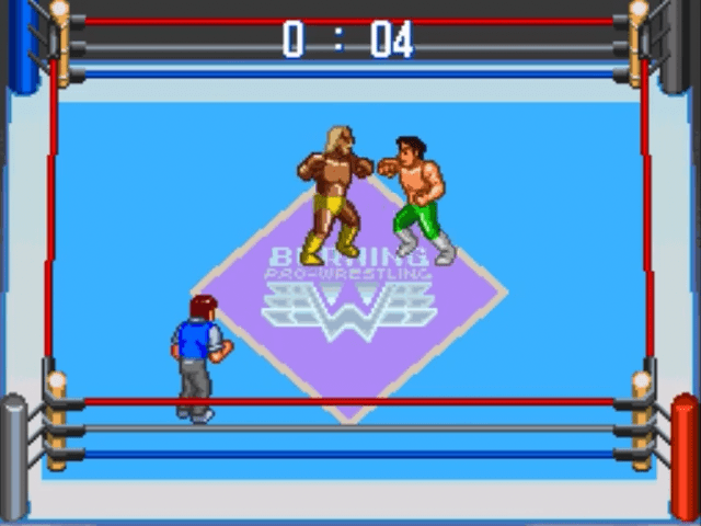 Gekitou Burning Pro Wrestling screenshot 2 for Super Famicom